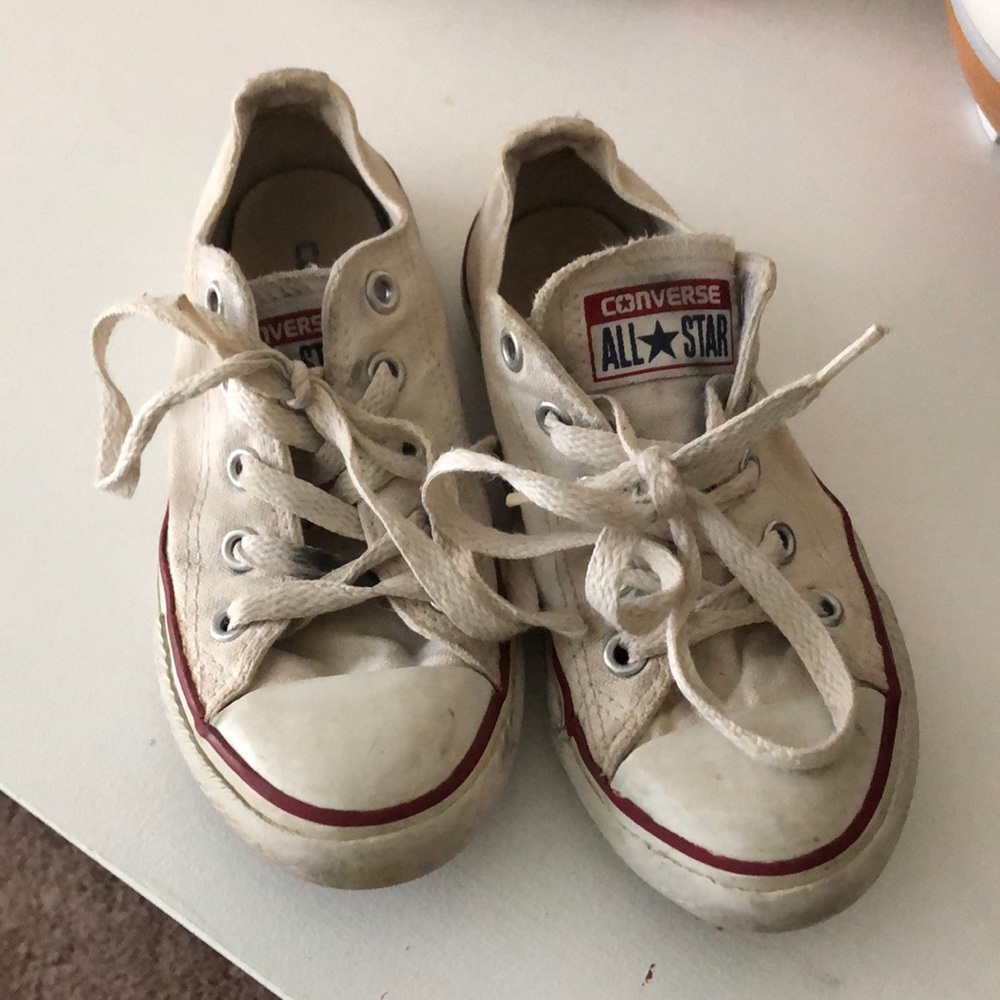 White Converse Shoes